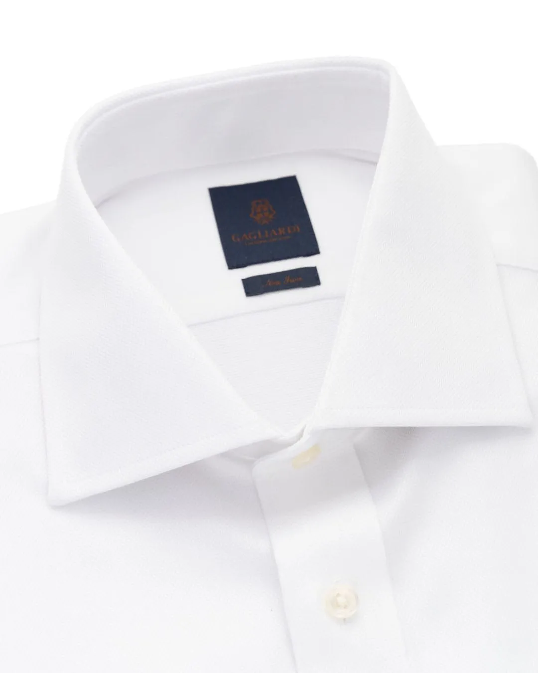 White And Diamond Weave Non-iron Shirt