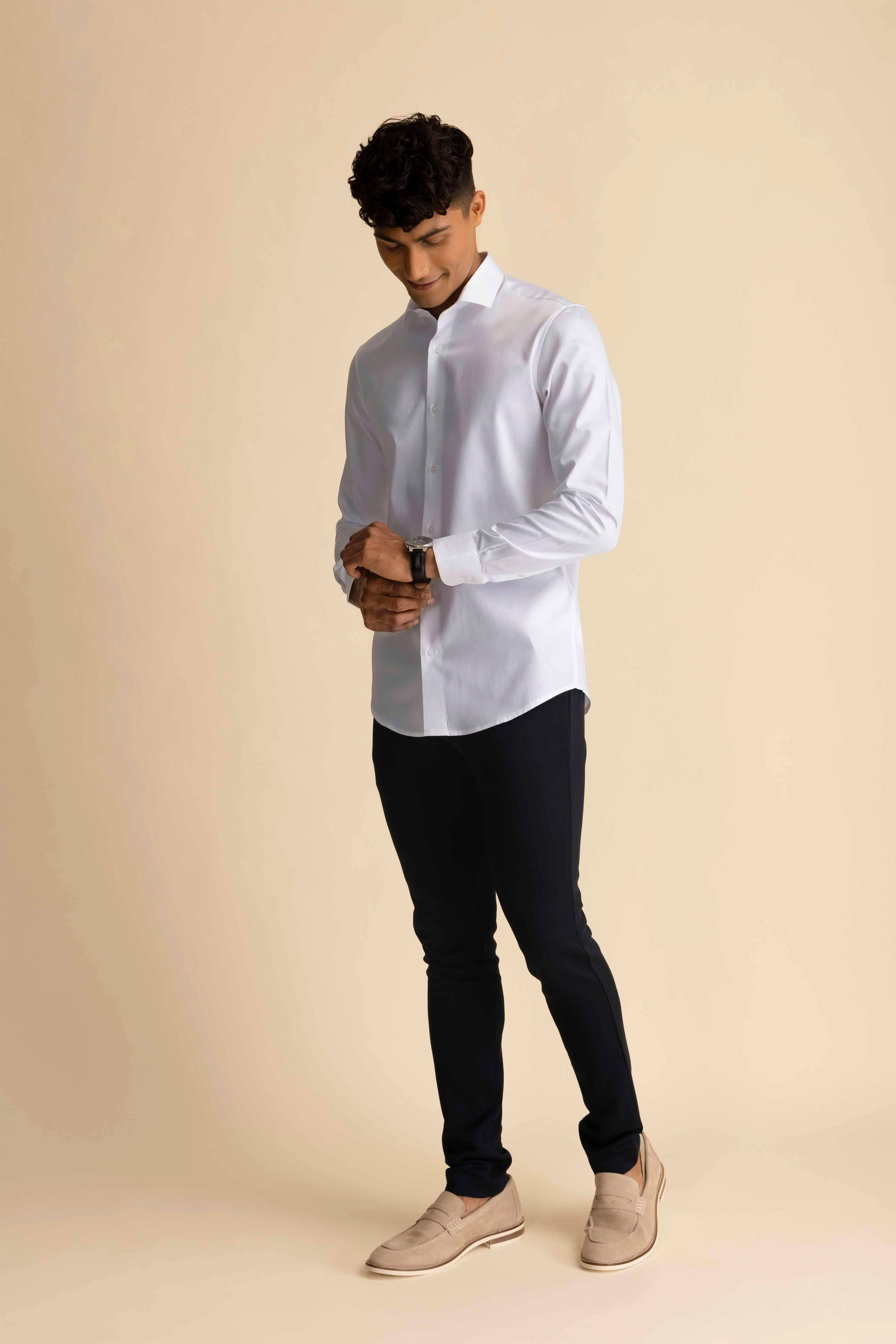 White Sateen Shirt