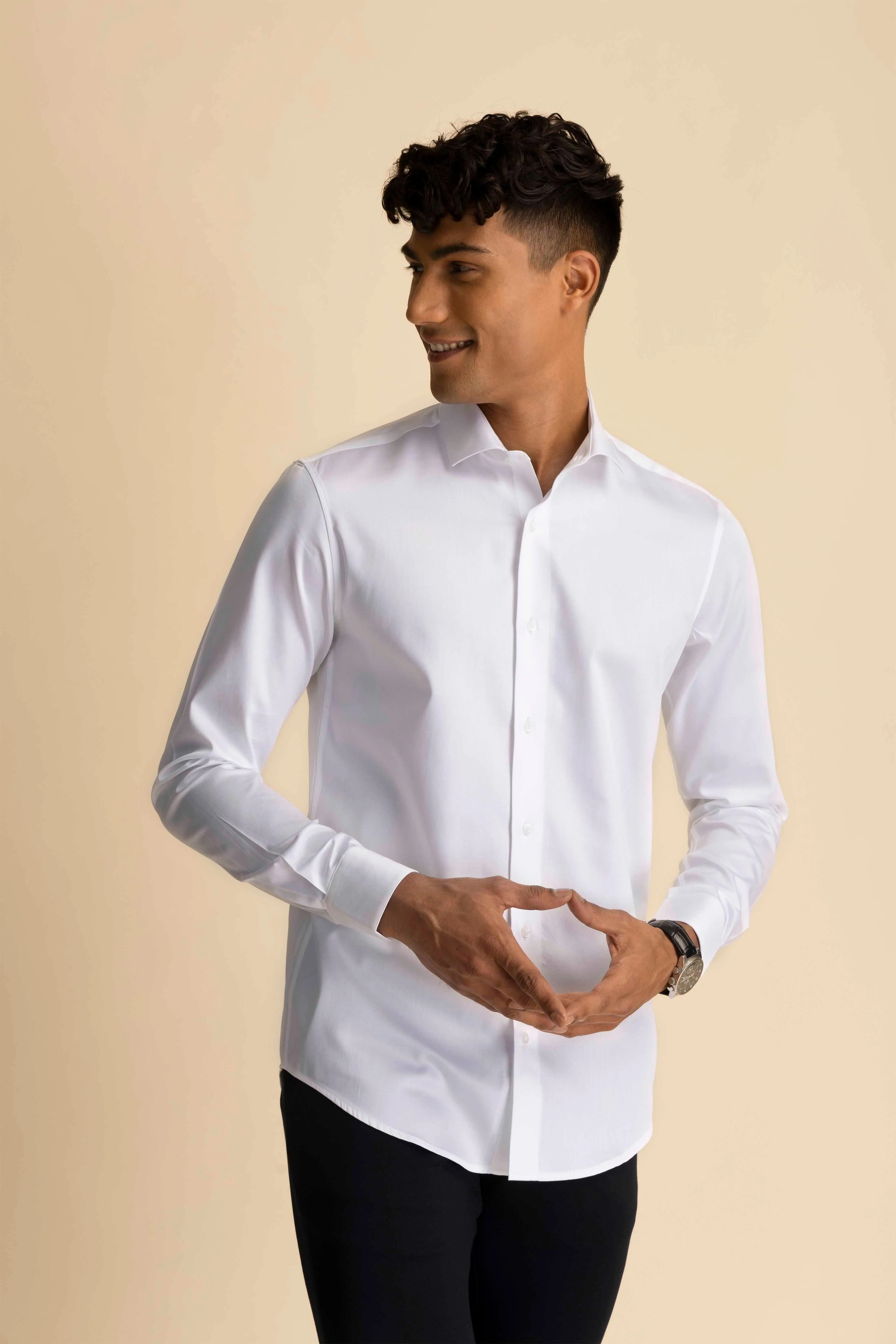 White Sateen Shirt