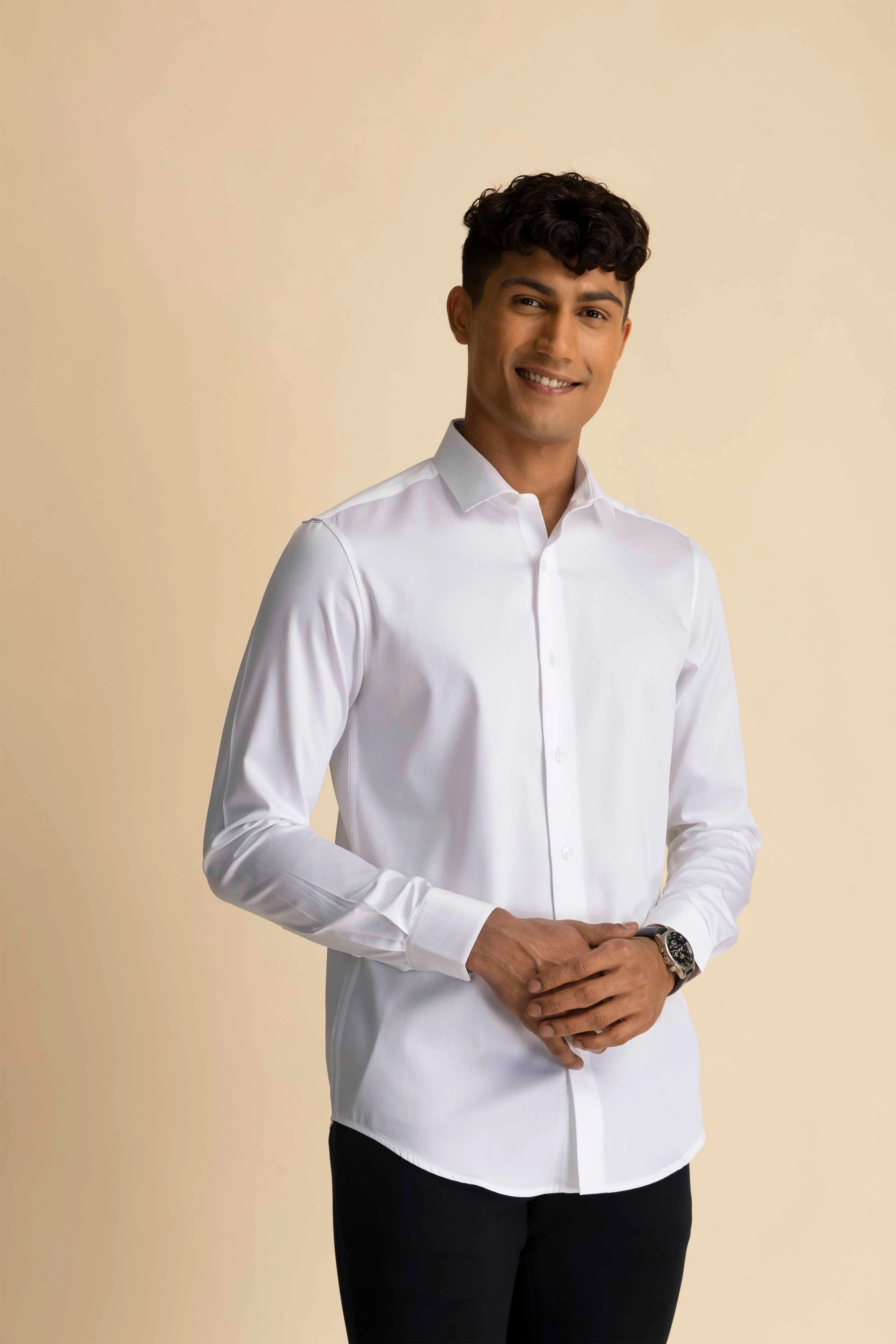 White Sateen Shirt